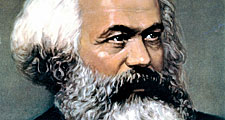 German political theorist Karl Marx; communism