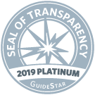 2019 Platinum Seal of Transparency from Guidestar